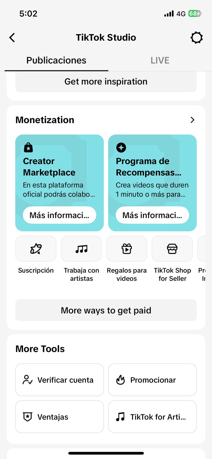 TikTok Studio Dashboard